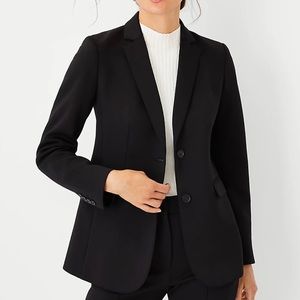 Ann Taylor Two Button Blazer - Black LIKE NEW
